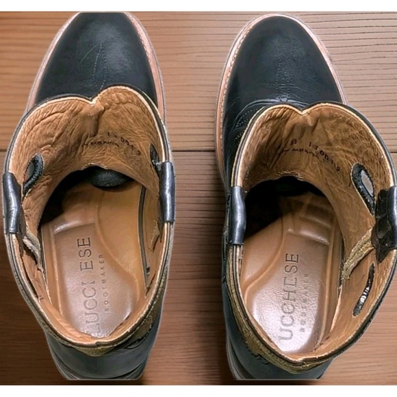 Lucchese Women's Boots Ruth Western Coastal Cowgirl Ankle Booties 6 Handcrafted - Picture 3 of 14